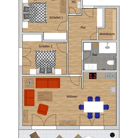 Apartment Mühlenpark 1 Mühlenpark Haus 1 Wo 2 Kranichzug
